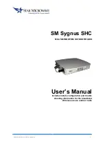 Preview for 1 page of Star Microwave SM Sygnus SHC User Manual