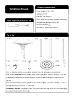 Preview for 2 page of Star Patio STP1566-D-S Instruction Manual