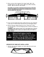 Предварительный просмотр 7 страницы Star Phantom ULB42 Installation And Instruction Manual