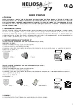 Preview for 17 page of Star Progetti HELIOSA 77B15T Operating Instructions Manual