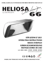 Preview for 1 page of Star Progetti HELIOSA Hi design 66 Series Operating Instructions Manual