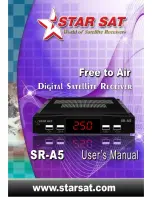 star sat SR-A5 User Manual предпросмотр