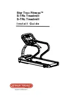 STAR TRAC FITNESS S-TRx Install Manual preview