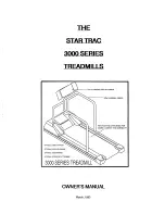 Star Trac 3000 Jogger Owner'S Manual preview