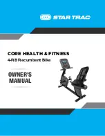 Star Trac 4-RB Owner'S Manual preview