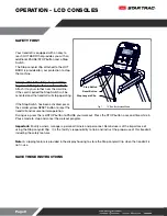 Preview for 9 page of Star Trac 4-TR Owner'S Manual