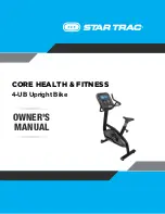 Star Trac 4-UB Owner'S Manual preview