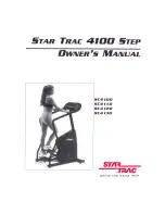 Preview for 1 page of Star Trac 4100 Step Owner'S Manual