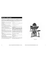 Preview for 3 page of Star Trac BICEP TRICEP MACHINES Owner'S Manual