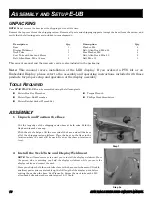 Preview for 10 page of Star Trac E- RB 8110 Owner'S Manual