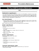 Star Trac E-SM Preventative Maintenance preview