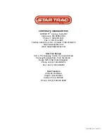 Preview for 52 page of Star Trac E-TC Installation & Owner'S Manual