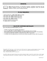 Preview for 2 page of Star Trac E-UB Installation Instructions Manual