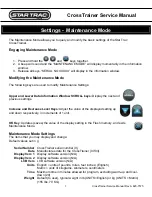 Preview for 4 page of Star Trac Elite CrossTrainer Service Manual