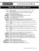 Preview for 5 page of Star Trac Elite CrossTrainer Service Manual