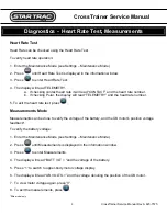 Preview for 9 page of Star Trac Elite CrossTrainer Service Manual