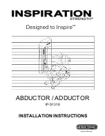 Star Trac Inspiration Strenght IP-S1316 Installation Instructions Manual предпросмотр