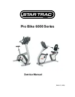 Star Trac Pro Bike 6000 Series Service Manual preview