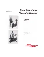 Preview for 1 page of Star Trac recumbent bike Owner'S Manual