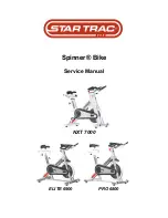 Preview for 1 page of Star Trac Spinner Bike NXT 7000 Service Manual