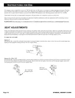 Preview for 16 page of Star Trac Spinner NXT Owner'S Manual