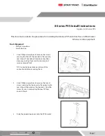 Star Trac StairMaster PVS 8 Series Install Instructions Manual preview