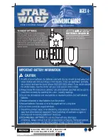 Star Wars 97815 User Manual предпросмотр