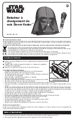 Предварительный просмотр 11 страницы Star Wars Darth Vader  SW-160 Manual