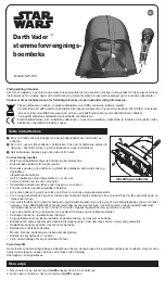 Предварительный просмотр 21 страницы Star Wars Darth Vader  SW-160 Manual