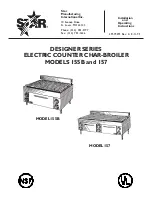 Star 155B Installation And Operating Instructions Manual preview