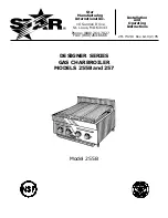 Preview for 1 page of Star 255B Operating Instructions Manual