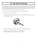 Preview for 40 page of Star 39443610 Hardware Manual