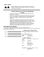 Preview for 2 page of Star 5124CF Installation And Operation Instructions Manual