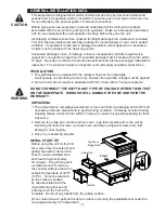 Preview for 4 page of Star EC14PB-240V Installation And Operation Instructions Manual