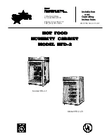 Preview for 1 page of Star HFD-2 120V Installation And Operating Instructions Manual