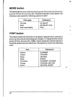 Preview for 52 page of Star Multi-Font XR-1020 User Manual