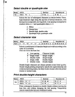 Preview for 85 page of Star Multi-Font XR-1020 User Manual