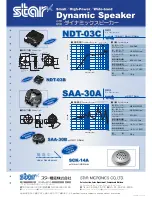 Предварительный просмотр 2 страницы Star SCG-16A Specifications