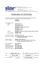 Предварительный просмотр 4 страницы Star SM-T400I SERIES Hardware Manual