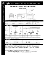 Предварительный просмотр 2 страницы Star STAR-MAX 301HLD Specification Sheet