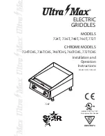 Star Ultra Max 724T Installation And Operation Instruction Manual preview