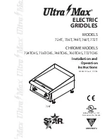 Star Ultra-Max 724TCHS Assembly, Installation And Operation Instructions preview