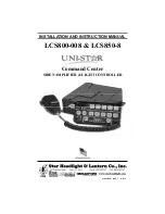 Star Unistar LCS800-008 Installation And Instruction Manual preview