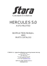 Preview for 15 page of Stara HERCULES 5.0 Instruction Manual And Parts Catalog