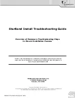 Предварительный просмотр 2 страницы StarBand 360 Troubleshooting Manual