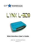 Preview for 1 page of Starbridge Networks Lynx L-320 User Manual