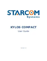 Starcom Systems Kylos Compact User Manual предпросмотр