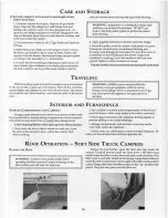 Предварительный просмотр 12 страницы Starcraft 1995 Truck Camper Owner'S Manual