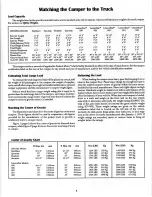 Preview for 9 page of Starcraft LeisureStar 852 Owner'S Manual