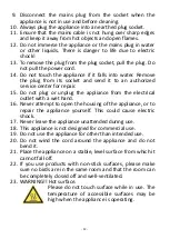 Предварительный просмотр 13 страницы Starcrest WM-1912 Instruction Manual